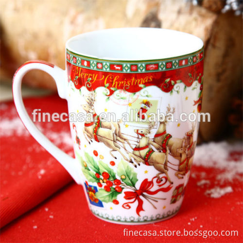 14OZ Ceramic Christmas Reindeer Mug
